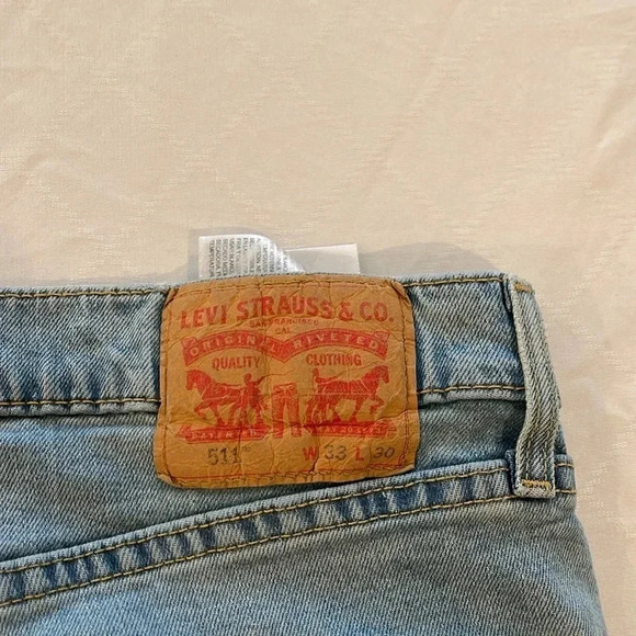 Levi’s men’s 511 jeans distressed size 33x30 33 x 30 - Picture 6 of 6